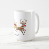 Personnalisez la Mug à café à deux tons de Noël (Devant droit)