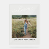 Personnalisez la photo moderne Accueil (Recto)