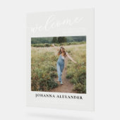 Personnalisez la photo moderne Accueil (Angle)