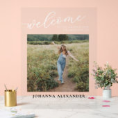 Personnalisez la photo moderne Accueil (Mariage)