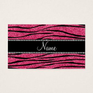Personnalisez la rayure rose fuchsia nommée de