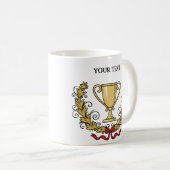 Personnalisez la tasse de trophée (Devant droit)