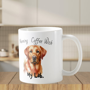 Personnalisez la tasse Golden Lab.