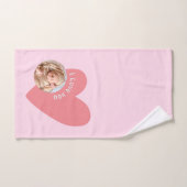 Personnalisez le cadeau bébé avec photo et message (Serviette à main)
