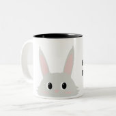 Personnalisez le lapin de miel mignon Mug (Devant gauche)