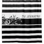 Personnalisez le rideau en douche noir de (Devant)