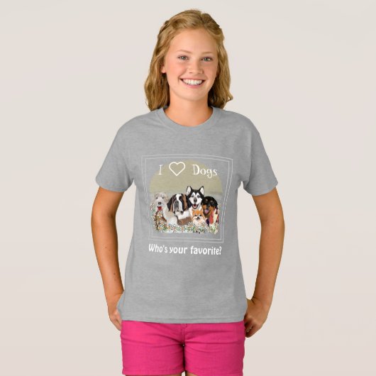 Personnalisez le T-shirt club de pack de chiens te (Devant entier)