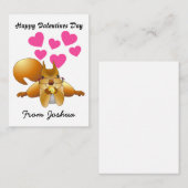 Personnalisez les cartes de jour des valentines d' (Devant / Derrière)