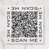 Personnalisez les étiquettes de votre code QR Scan (Dos)
