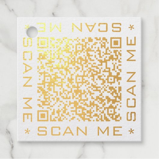 Personnalisez les étiquettes de votre code QR Scan (Devant)