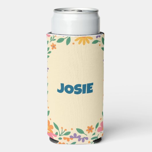 Personnalisez les Glacières de design Floral BLOOM (Seltzer Verso)