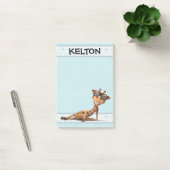 Personnalisez les notes de post-it de girafe (Bureau)