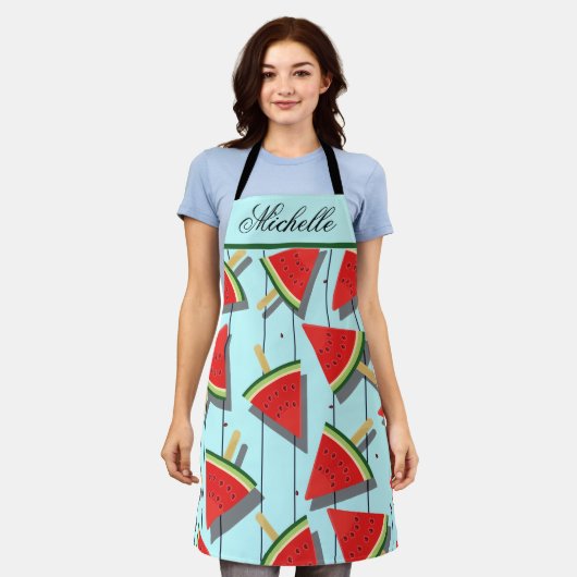 Personnalisez les tabliers Motifs de pastèque, (Porté)