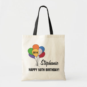 Personnalisez notre sac à ballon de 50e anniversai