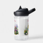 Personnalisez Pierre le lapin Bouteille d'eau (Gauche)