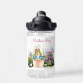 Personnalisez Pierre le lapin Bouteille d'eau (Salle de sport)