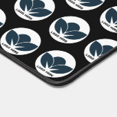 Personnalisez votre bureau : Black Custom Logo Mat (Coin)