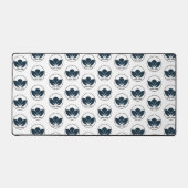 Personnalisez votre bureau : Black Custom Logo Mat (Recto)