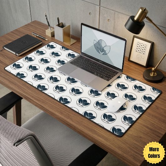 Personnalisez votre bureau : Black Custom Logo Mat