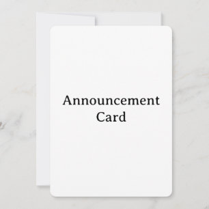 Personnalisez votre carte d'annonce Arrondi 5" x 7