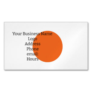 Personnalisez votre carte de visite magnétique