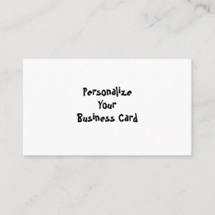 Personnalisez Votre Carte de Visite Professionnell