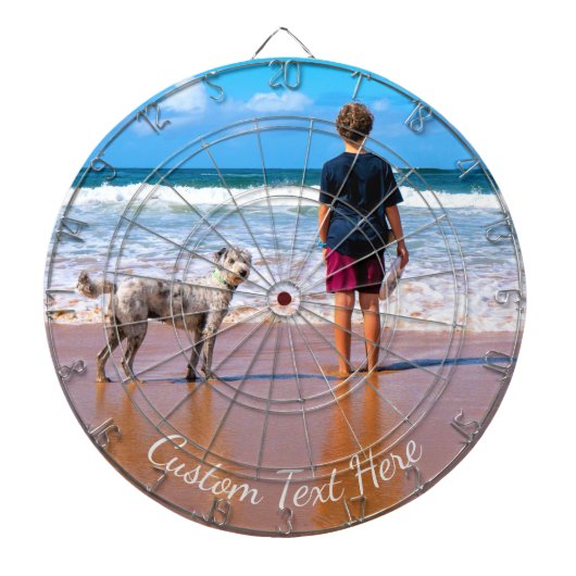 Personnalisez votre Cible de flechettes photo avec (Devant)