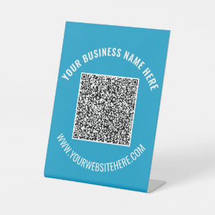 Personnalisez votre code QR et le panneau d'affich