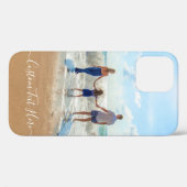 Personnalisez votre coque iphone photo avec du tex (Verso (horizontal))