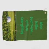 Personnalisez votre jeu de golf avec des serviette (Horizontal)
