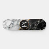 Personnalisez votre lettre Skateboard Marble Stone (Horz)