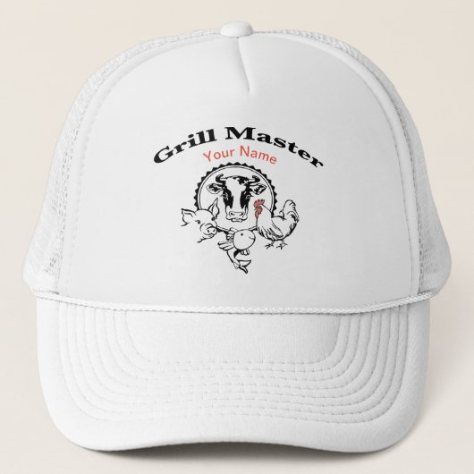 Personnalisez Votre Nom Grill Master casquette (Devant)