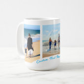 Personnalisez votre photo Collage Mug avec le nom  (Devant gauche)