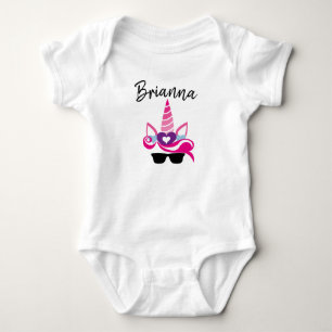 Personnalisez Votre Propre Body pour Bébé Licorne