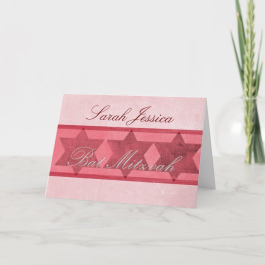 Personnalisez votre propre invitation de bat (Devant)