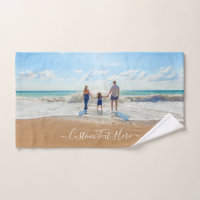 Personnalisez votre serviette de bain photo Ensemb