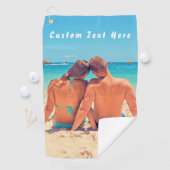 Personnalisez votre serviette de golf photo préfér (En situation)