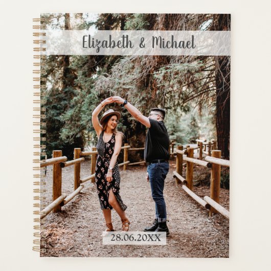 Personnalisierbar Foto Hochzeit (Devant)