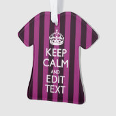 Personnalized KEEP CALM and Your Text on Pink (devant)