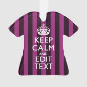 Personnalized KEEP CALM and Your Text on Pink (devant)
