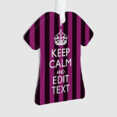 Personnalized KEEP CALM and Your Text on Pink (devant)