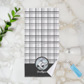 Personnalized Nom Moderne Tartan Ice Skating