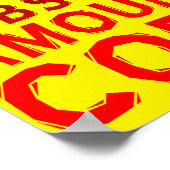 Personne à café réussie Drôle Poster affiche Plaqu (Coin)