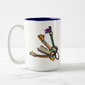 Personne du matin China Mug - Café, Clés, Téléphon (Gauche)