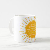 Personne du matin drôle de café Mug avec Jaune (Devant gauche)