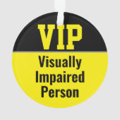 Personne malvoyante VIP (dos)
