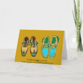 Personne peut jamais remplir vos chaussures, carte (Dos)