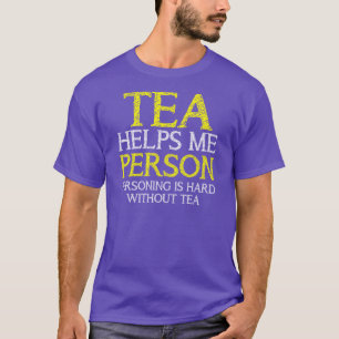 Personne Thé Personnage Drôle T-Shirt Tee - shirts