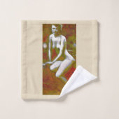 "Personne vous connaissez" l'ensemble de serviette (Gant de toilette)