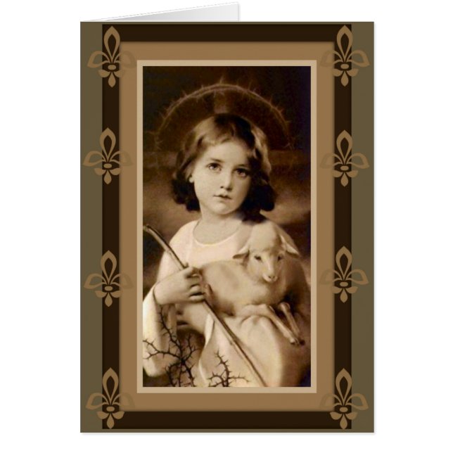 Personnel d'agneau de garçon d'enfant de (Devant)